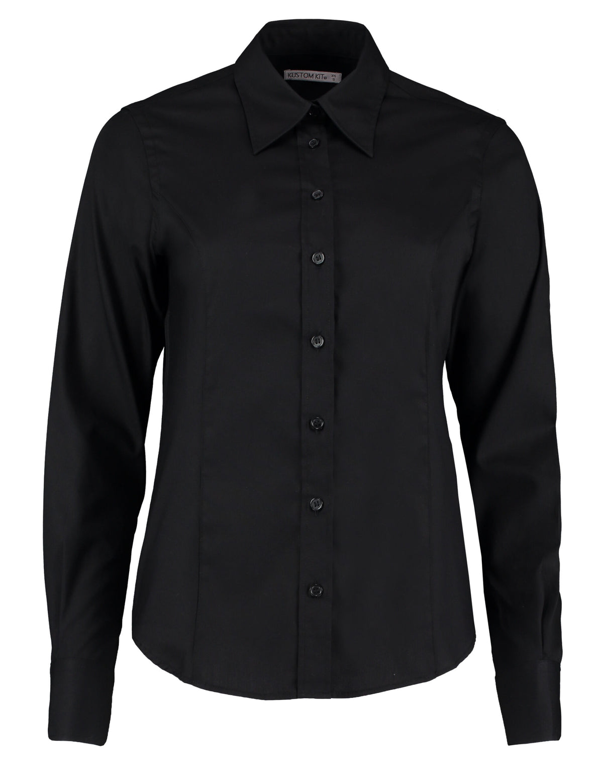 Kustom Kit Tailored Fit Long Sleeve Premium Oxford Shirt KK702