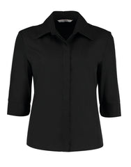 Kustom Kit Tailored Fit 3/4 Sleeve Continental Blouse KK715